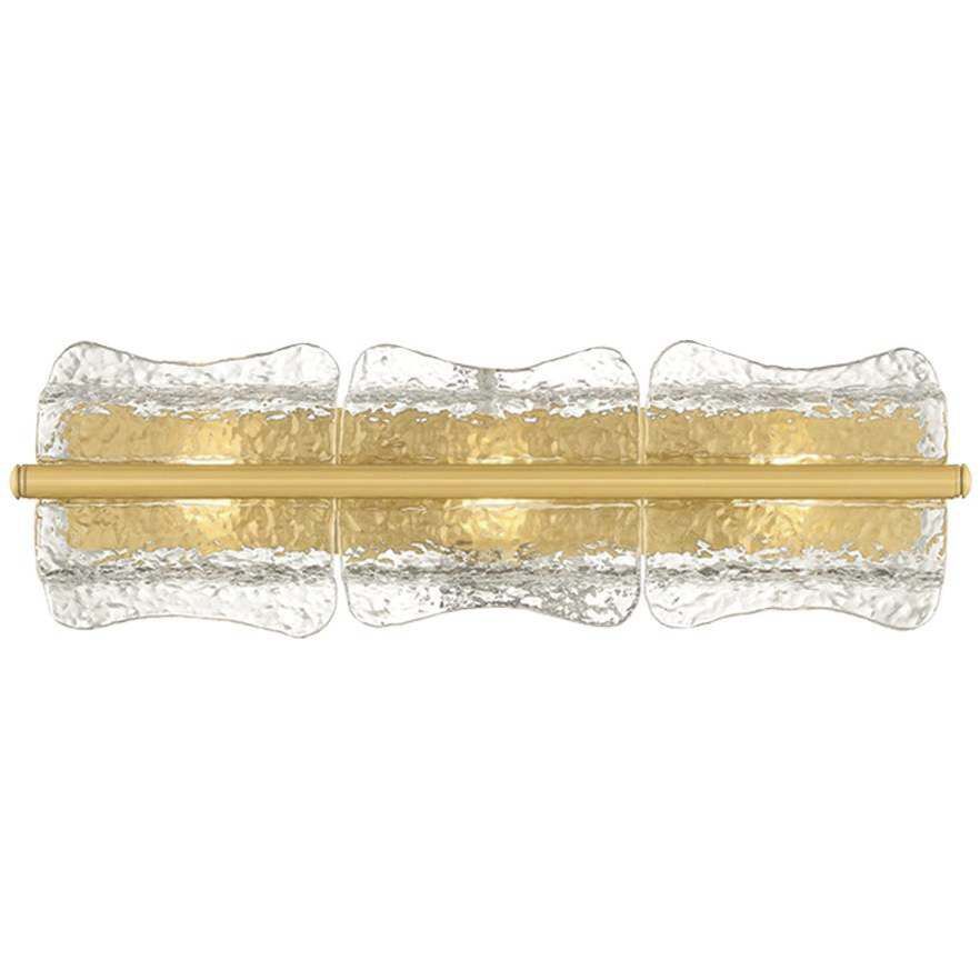 Fosterdale 3 Light 8.25 inch Aged Brass ADA Wall Sconce Wall Light
